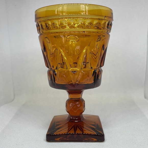 Vintage Other - Indiana / Colony Glass PARK LANE water goblet wine MCM bar retro 50s 60s 70s